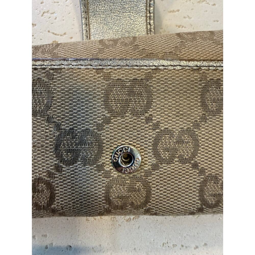 Vintage Gucci GG Monogram 6-Hook Key Case Holder - Beige/Tan - Picture 2 of 13